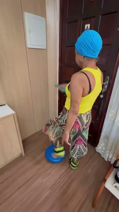 Treino de equilíbrio — atendimento domiciliar