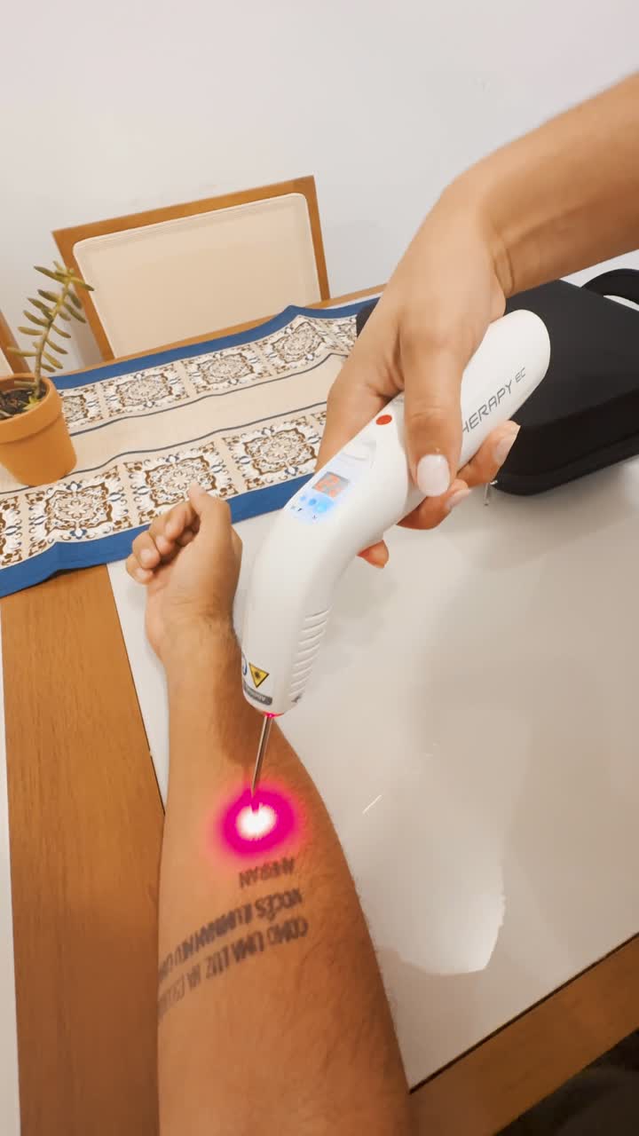 Laserterapia — atendimento domiciliar